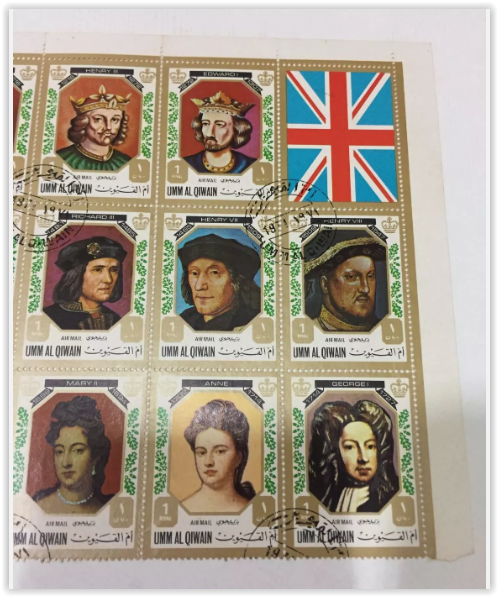 Stamps for sale kings and queens