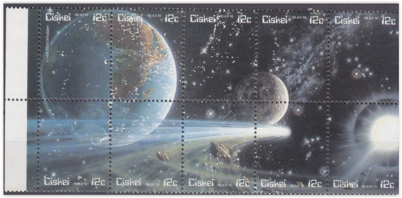1986 Ciskei 87-96ZB Halley's Comet