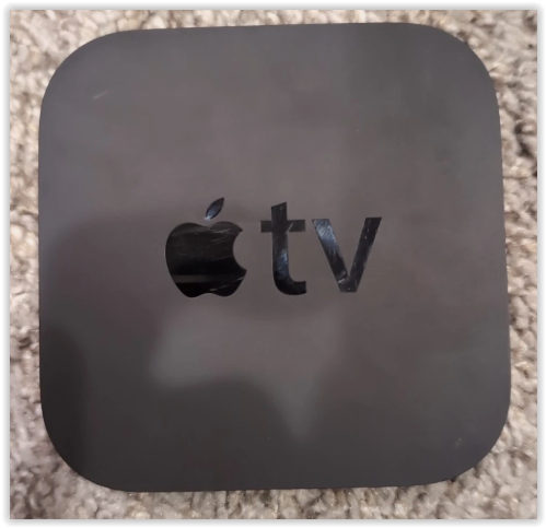 Apple TV (3rd Generation) HD Media Streamer - A1469.-- Bundle - Fully Functional- NO REMOTE