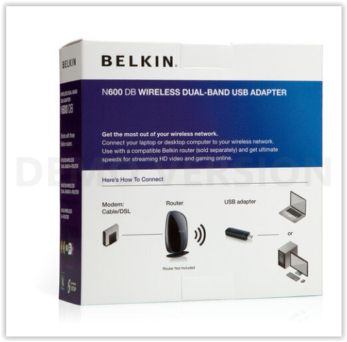 N600 Wireless Dual-Band USB Adapter