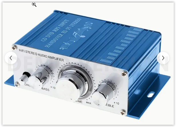 400W Compact Hi-Fi Amplifier with RCA Inputs