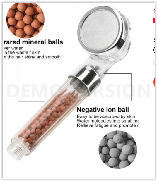 1pc Shower Head, Filter Filtration High Pressure Water Saving Spray Handheld Showerheads for Dry Lig