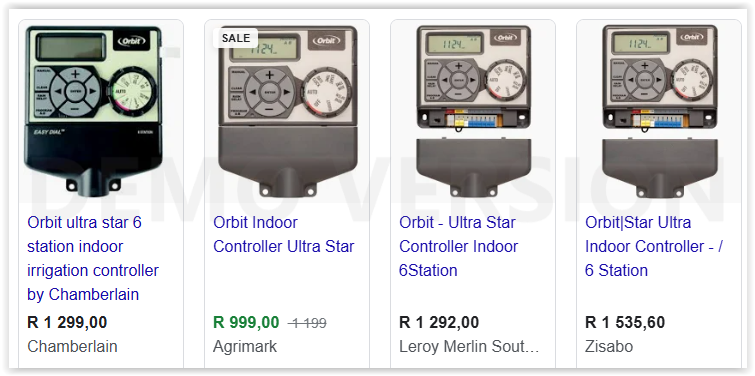 Orbit Ultra Star 6 Station Indoor Irrigation Controller 101116 - working well