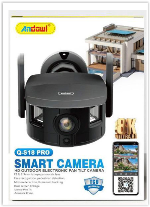 Andowl Q-S18 Pro IP Camera Wi-Fi Surveillance Full HD 1080p Waterproof