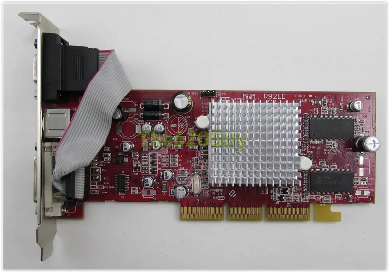 ATI R92LE 128MB Radeon 9200 128MB DDR 64-Bit DirectX 8 AGP 4X/8X Video Card GPU
