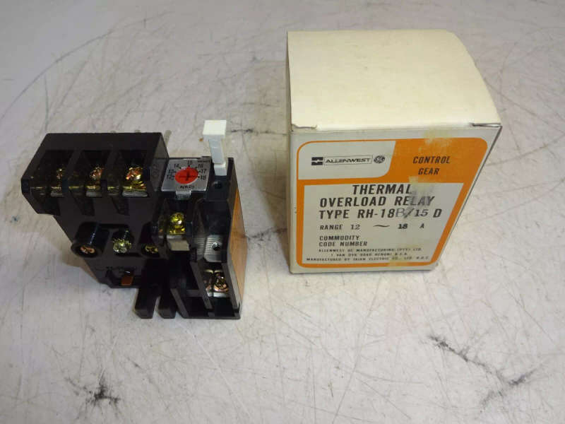 Thermal Overload Relay RH-18B/15D Allenwest