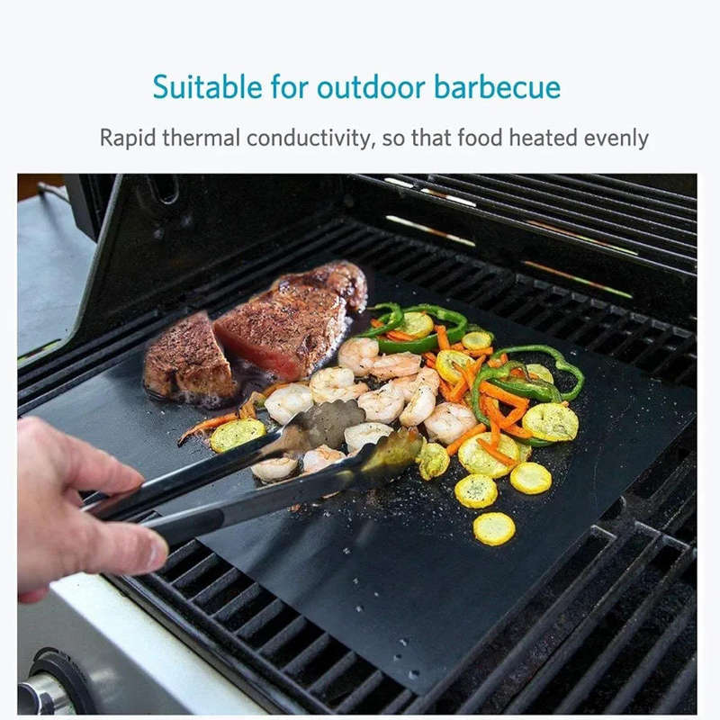 2x Non-Stick braai & Oven Mats