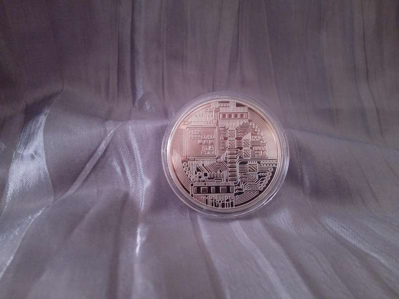 Collectible Silver Bitcoin (Approx 40mm)