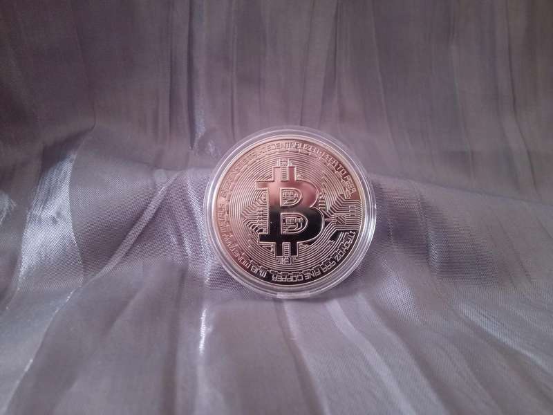 Collectible Silver Bitcoin (Approx 40mm)