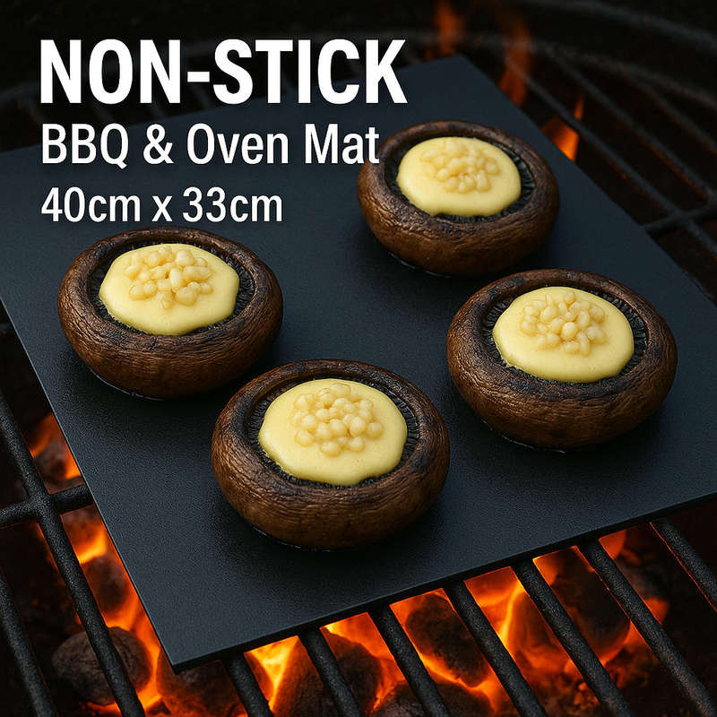 2x Non-Stick braai & Oven Mats