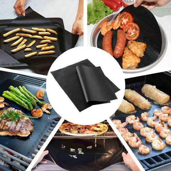 2x Non-Stick braai & Oven Mats