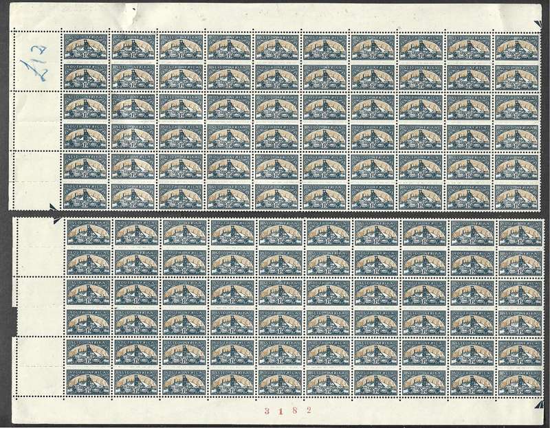 S.Africa,1948 small gold mine, block of 30 x units of, MNH **