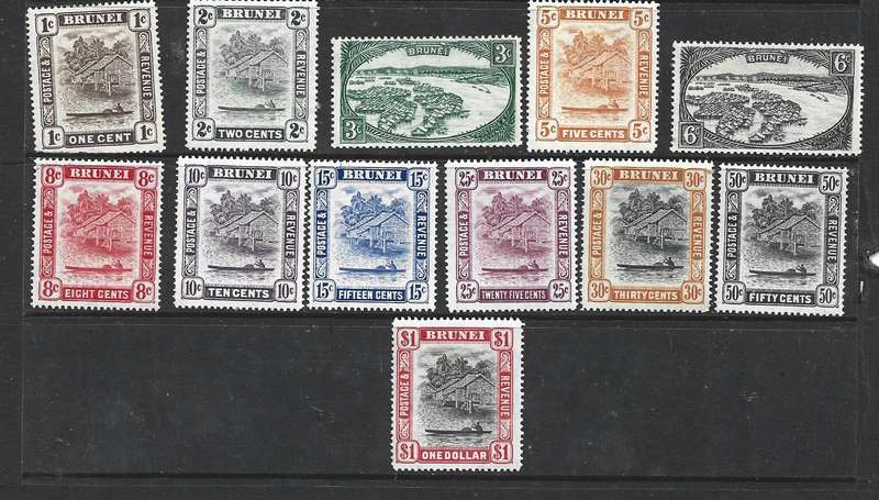 Brunei 1947 - 1951,  perf 14, MNH **
