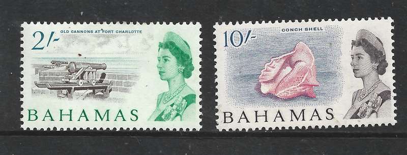 Bahamas EIIR, 2/, 10/,  MH *