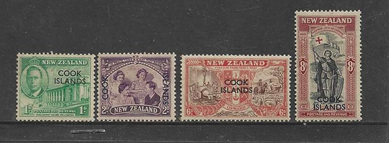 Cook Islands, GVIR, 1949, Peace Issue, MH *