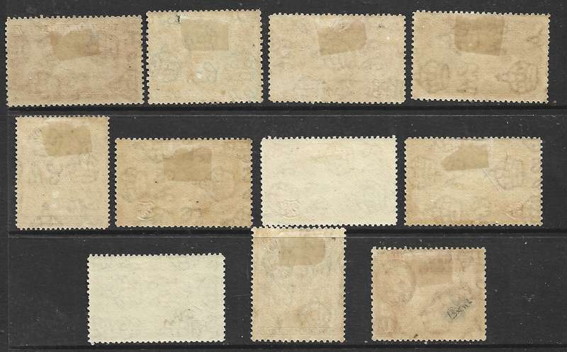Cayman Islands, GVIR, 1938 >1/4d -1/ various perfs  MH*,