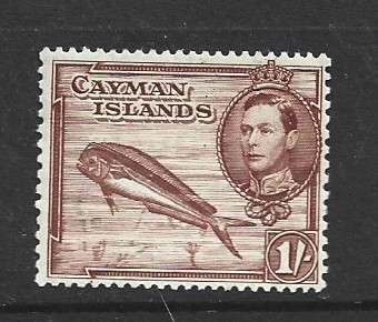 Cayman Islands, GVIR, 1938, 1/, MH *
