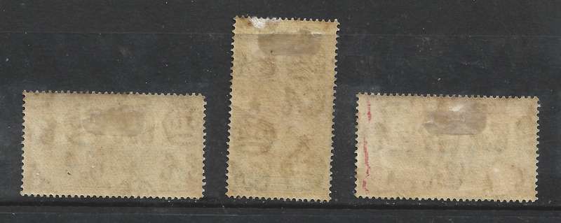 Ascension Island, GVR, 1937, 1/2d, 1d, 1 1/2d, MH * gum tone
