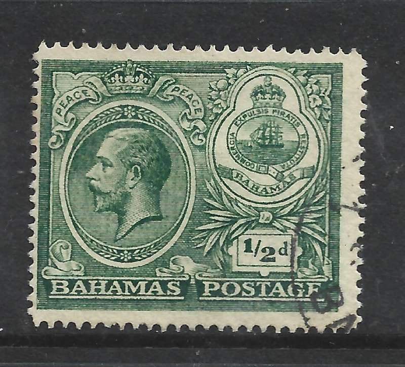 Bahamas GVR  1920, 1/2d, used