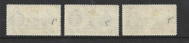 Ascension Island, GVIR, 1d, 1 1/2d, 2d, perf 14, MH *