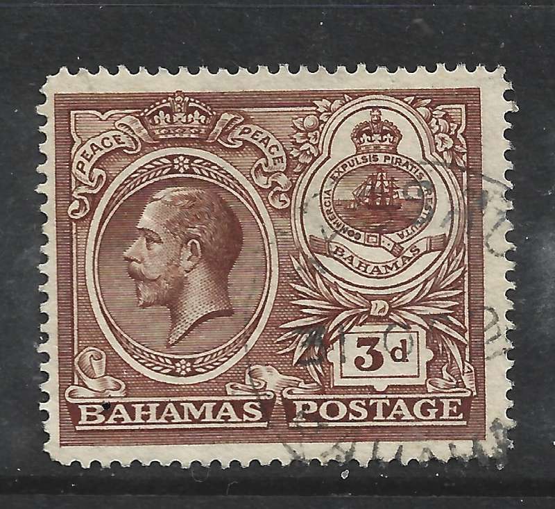 Bahamas GVR  1922, 3d, used