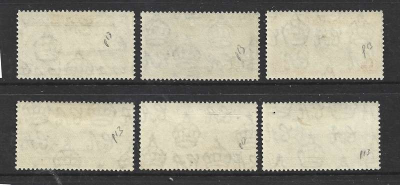 Ascension Island, GVIR, 1/2d,1d, 1 1/2d, 3d, 4d, 1/, perf 13, MH *