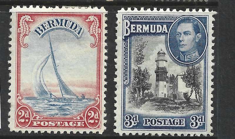 Bermuda, GVR, 1926, 3d purple / yellow MNH **