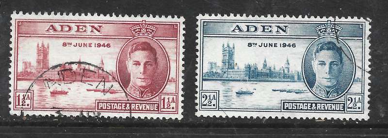 Aden GVIR, 1946, Victory set, good used