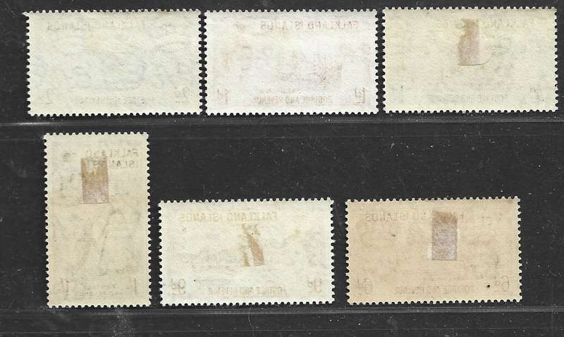 Falkland Islands  EIIR, 1955, 1/2d - 1/, MH *