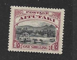 Cook Islands Aitutaki, 1/,  MH *