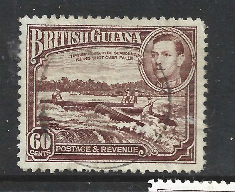 British Guiana GVIR , 1938 60c, used