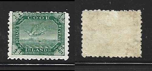 Cook Islands, EVIIR, 1/2d, green, MH *