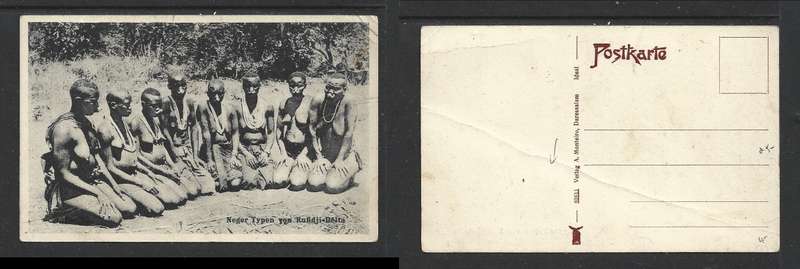 German East Africa, African Ladies, Rufiji Delta,  unused