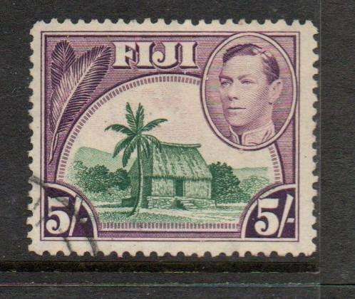 Fiji, GVIR, 1938, 5/-, good used
