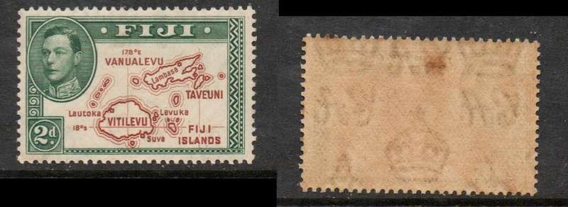 Fiji, GVIR, 1938 > definitives,2d,Die I, perf 13.5, MH *