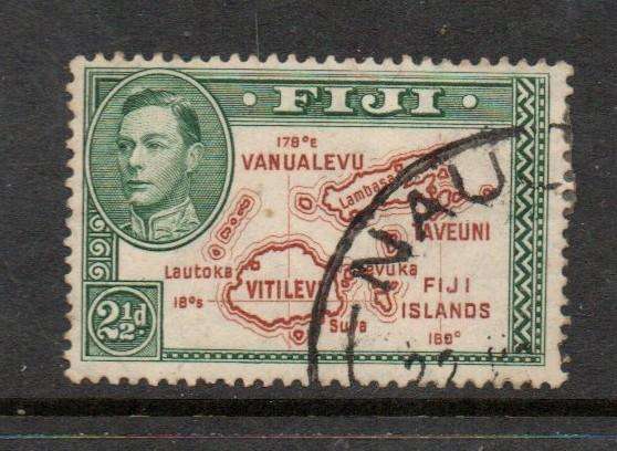 Fiji, GVIR, 1942, 2 1/2d, Die II good used