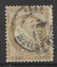 France, 1871-4, Ceres, 15 cents, thin figures, used