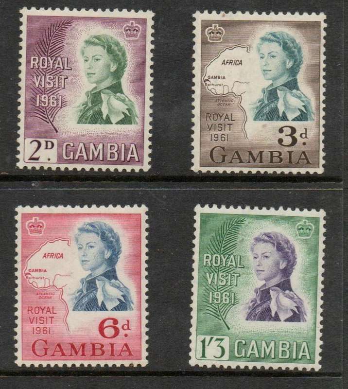 Gambia, EIIR 1961, Royal Visit, MNH **