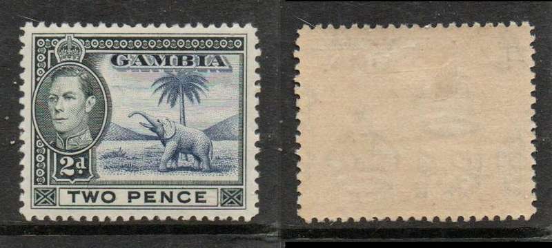 Gambia, GVIR, 1938, 2d blue & black, MH *