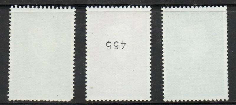 Netherlands, 1969, 1 gulden, 2 gulden, 2 1/2 gulden MNH**, "455" check numerals on back of 2gulden