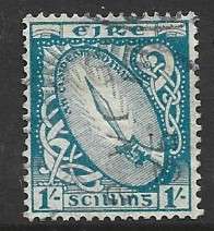 Ireland Eire, 1923, 1/-, used