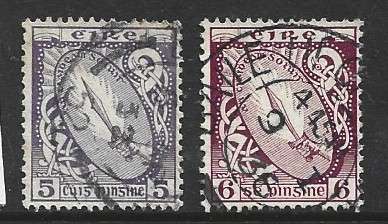 Ireland Eire, 1923, 5d, 6d, used