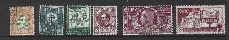 Ireland Eire, 1923, 5d, 6d, used