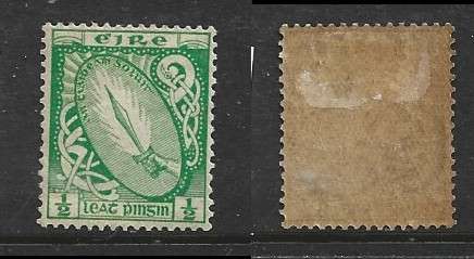 Ireland Eire, 1923, 1/2d green, MH *, gum toned