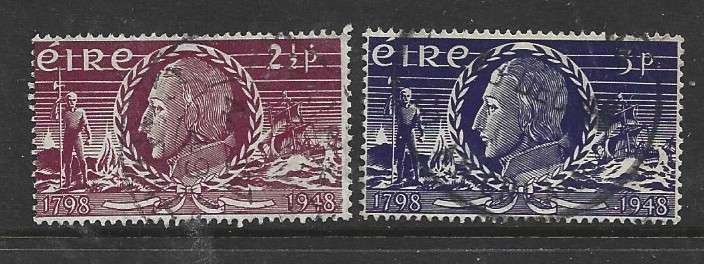 Ireland Eire, 1948, 150th anniversary of insurrection, used