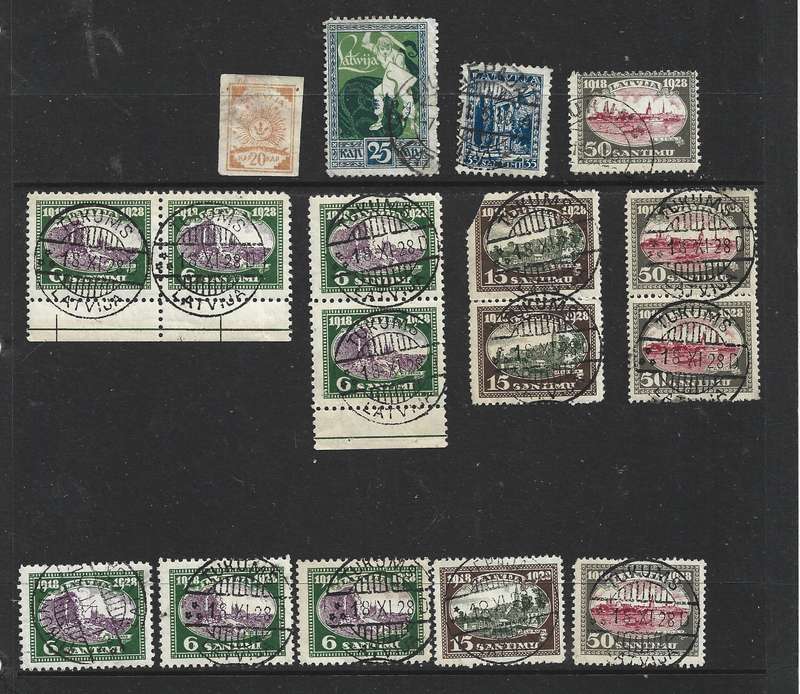 Latvia 1928, 10th anniversary of Independence, used