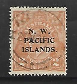 Australia, N W Pacific Islands, 1921, 2d orange, used