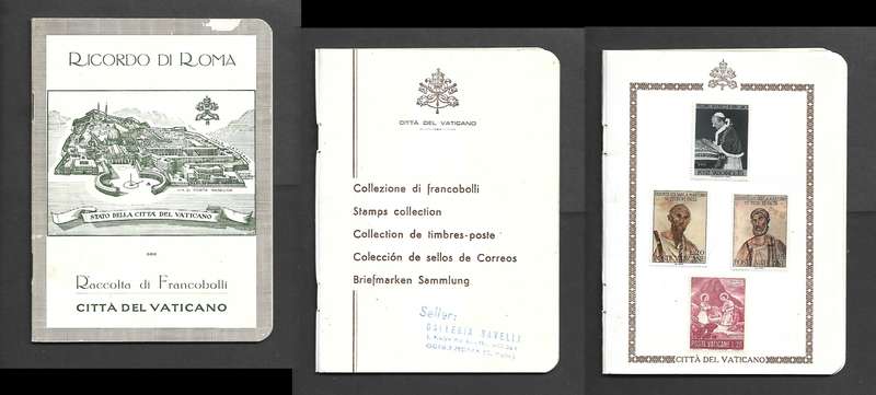 Raccolta di Francobolli, Vaticano, 1960s, 24 MH* stamps in souvenir booklet