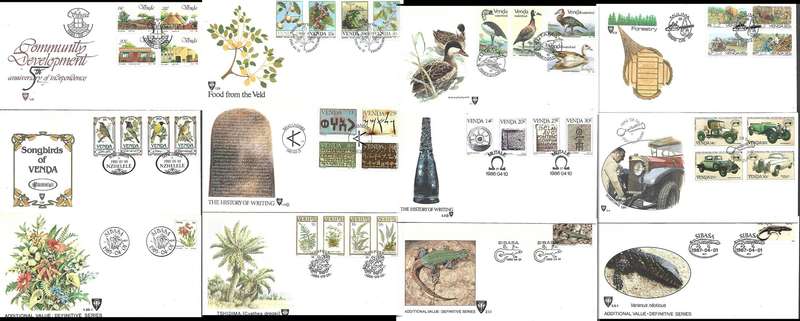 Venda 57 x First Day Covers, Independence > 1992, mainly fresh & clean, commemoratives