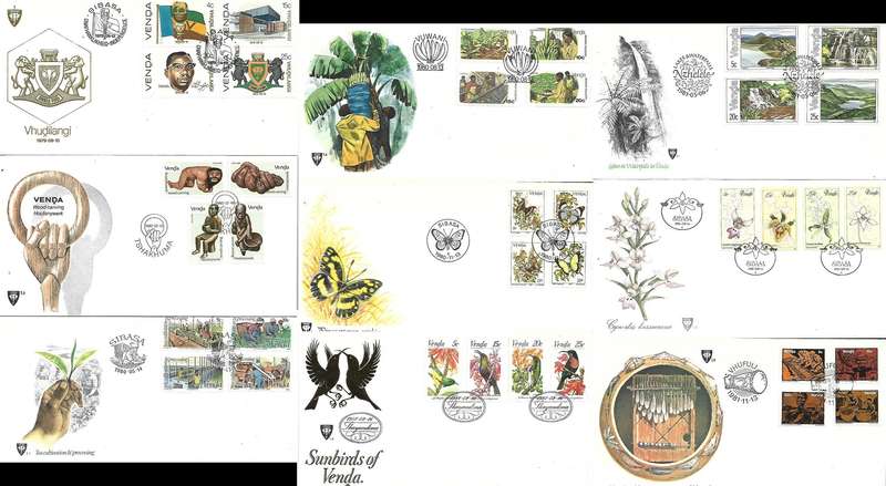 Venda 57 x First Day Covers, Independence > 1992, mainly fresh & clean, commemoratives